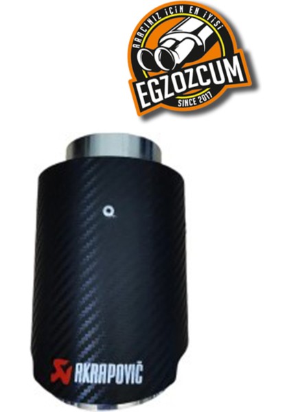 100 mm Tekli Içi Krom Tek Çıkış Egzoz Ucu Akrapoviç Eksoz modelleri