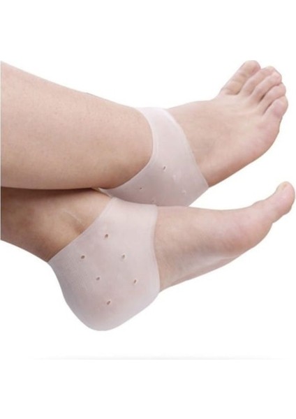 Esnek Silikon Topuk Gömleği, Diken Koruyucu Tabanlık, Çorap Gömleği