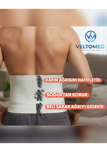 Unisex Yün Korse- Sıcak Tutar - Bel Ağrıları Fıtık Bel Kuşağı, Giydirmeli Yün Bel Korsesi fırsatları
