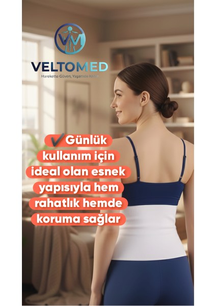 Unisex Yün Korse- Sıcak Tutar - Bel Ağrıları Fıtık Bel Kuşağı, Giydirmeli Yün Bel Korsesi