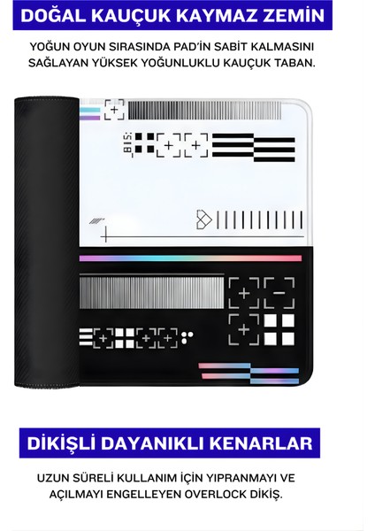 8 Farklı Model Dikişli Kenar 90X40 cm Dijital Oyuncu Gaming Mouse Pad modelleri