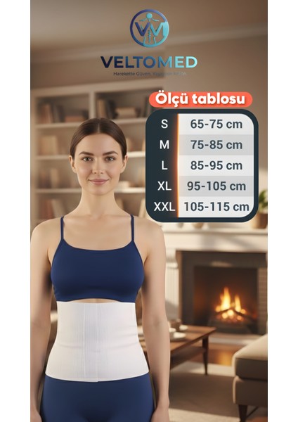Unisex Yün Korse- Sıcak Tutar - Bel Ağrıları Fıtık Bel Kuşağı, Giydirmeli Yün Bel Korsesi