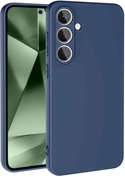 S24 Fe Kılıf Nano Içi Kadife Silikon - Lacivert