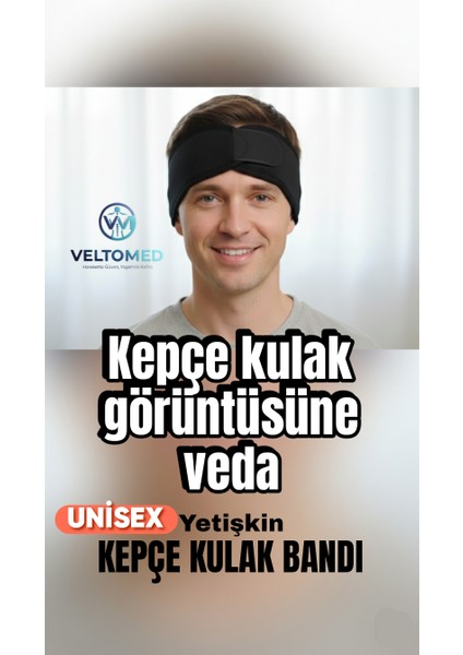 Kepçe Kulak Bandı Yetişkin – Kepçe Kulak Düzleştirici - Ameliyat Sonrası Kepçe Kulak Bandı Unisex