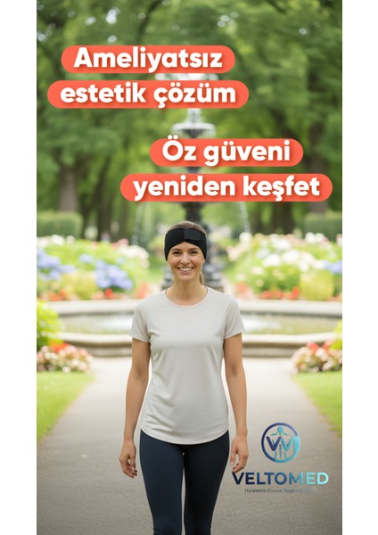 Kepçe Kulak Bandı Yetişkin – Kepçe Kulak Düzleştirici - Ameliyat Sonrası Kepçe Kulak Bandı Unisex