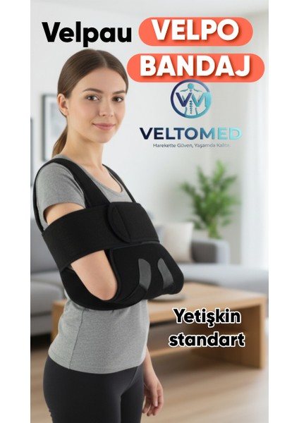 Velpo Omuz Kol Askısı Omuz Bandajı Velpau Bandajı Kol ve Kürek Kemiği Kırıkları