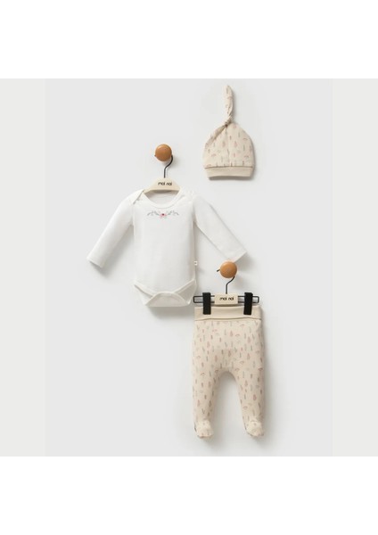 Moi Noi Kokina Şapka Body Pantolon MNB5334 Bej