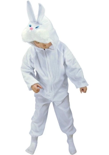 Çocuk Tavşan Kostümü Beyaz Renk 2-3 Yaş 80 cm fiyatları