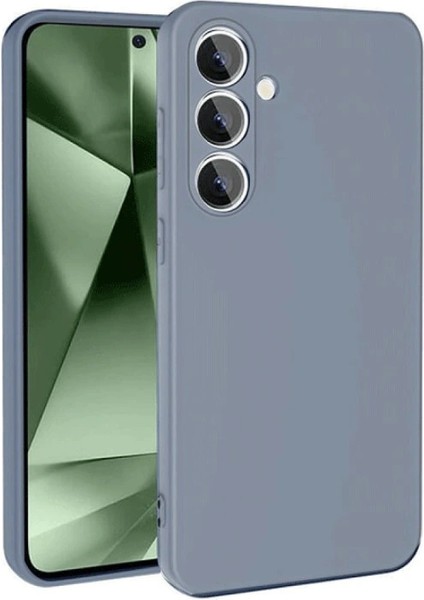 S24 Fe Kılıf Nano Içi Kadife Silikon - Gri