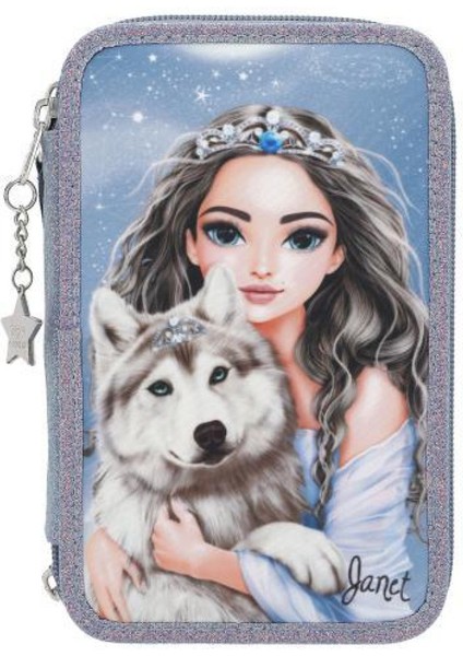 Üçlü Kalem Kutusu Wolf