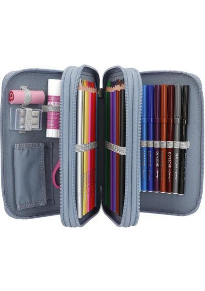 Üçlü Kalem Kutusu Wolf