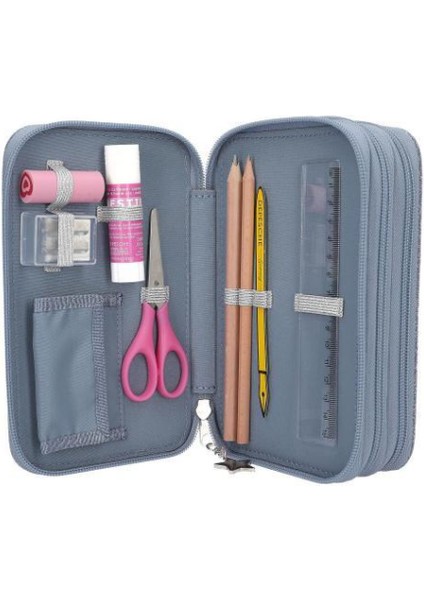 Üçlü Kalem Kutusu Wolf