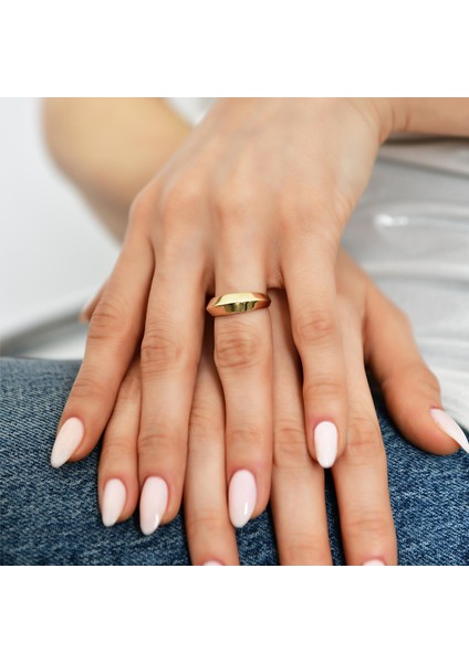 14 Ayar Altın Simetrik Yüzük fiyatları