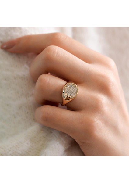 14 Ayar Altın Taş Detaylı Özel Tasarım Yüzük fiyatları