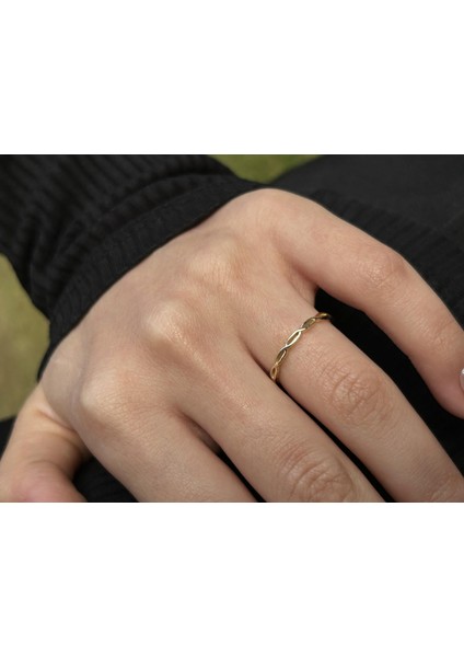 14 Ayar Altın Minimal Tasarımlı Yüzük fiyatları