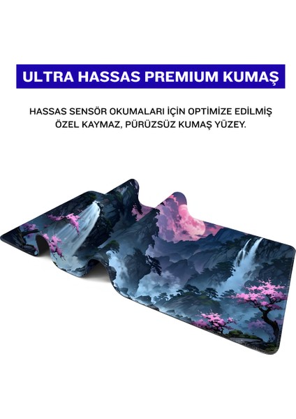 8 Farklı Model Dikişli Kenar 90X40 cm Dijital Oyuncu Gaming Mouse Pad fırsatları