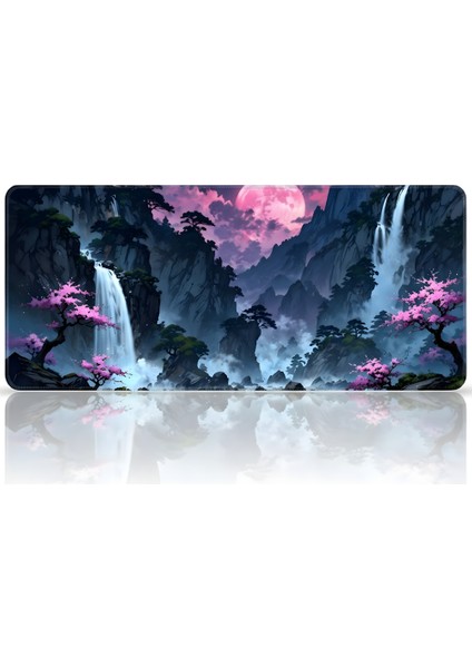 8 Farklı Model Dikişli Kenar 90X40 cm Dijital Oyuncu Gaming Mouse Pad