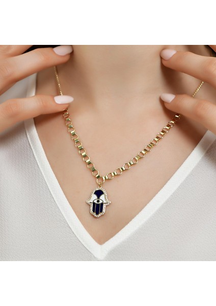 14 Ayar Altın Mineli Fatıma Ana Kolye modelleri