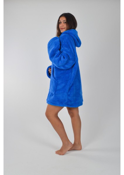 Welsoft Kapüşonlu Giyilebilir Tv Battaniyesi Unisex Peluş Oversize Panço Sabahlık fiyatları