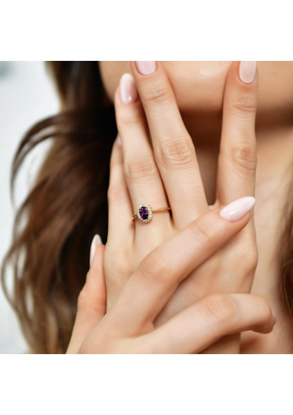 Şık Baget Model 14 Ayar Altın Yüzük