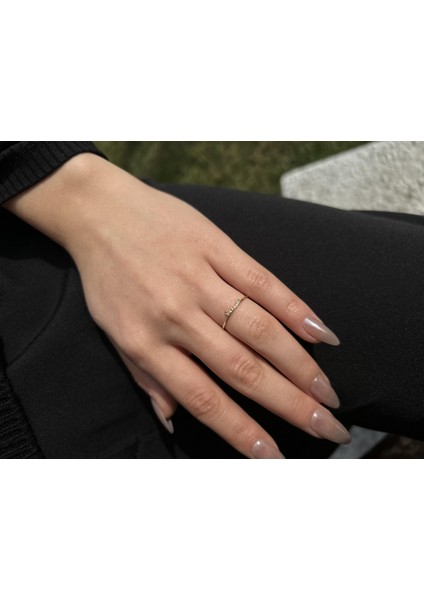 14 Ayar Altın Love Yazılı Kadın Yüzük modelleri