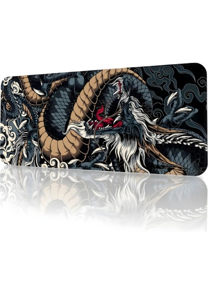 8 Farklı Model Dikişli Kenar 90X40 cm Dijital Oyuncu Gaming Mouse Pad