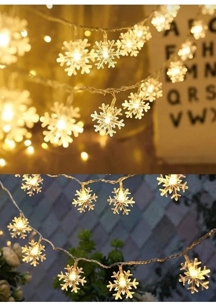 5 Metre 28 LED 8 Animasyonlu Aydınlatma Pilli Ip LED Işık Kar Tanesi Dizeleri Gün Işığı Satıcının Ortalama Ürün Puanı 4.8 fiyatları