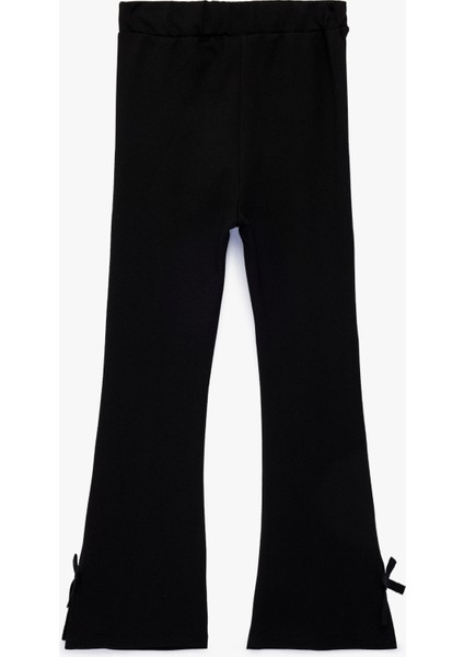 Viskon Karışımlı Beli Lastikli Fiyonk Detaylı Ispanyol Paça Tayt fiyatları