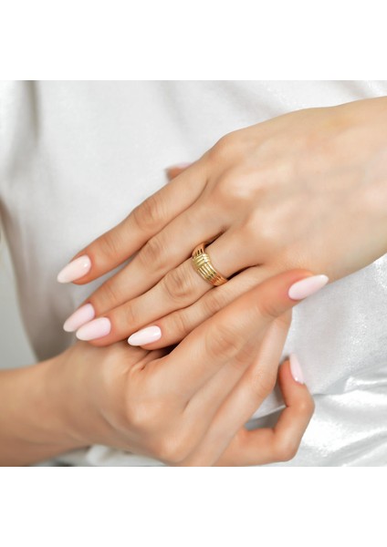 14 Ayar Altın Burgu Kemer Model Yüzük