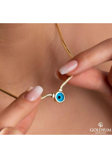 14 Ayar Altın Nazar Göz Kolye fiyatları