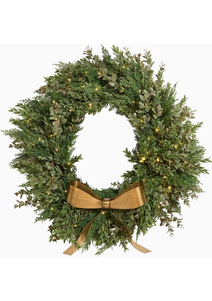 Brass Metal Bow Christmas Tree Topper ve Wreath Klipsi Yılbaşı Ağaç Süsü modelleri