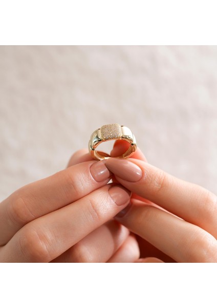 14 Ayar Fantezi Altın Yüzük