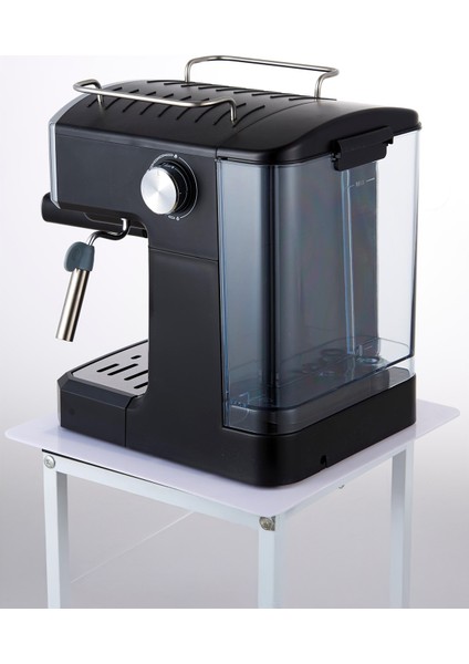 Süt Köpürtücülü 1.5 Litre Espresso Latte Cappuccino Americano Kahve Makinesi Beyaz Renk indirimleri