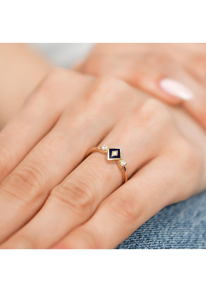 14 Ayar Altın Taş Detaylı Mineli Yüzük fiyatları