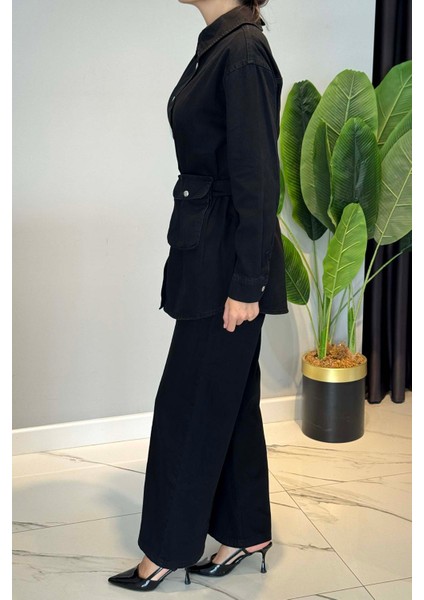 Pamuklu Denim Takım 7430 Siyah fiyatları