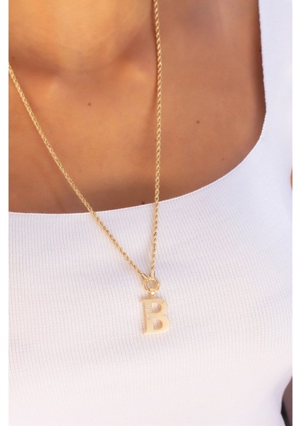 Zarif Harf Model Altın Kolye fiyatları