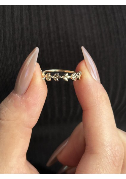 14 Ayar Altın Başak Yüzük