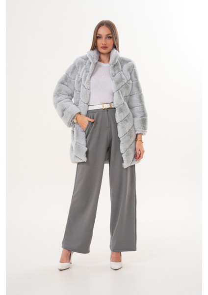 Su Yolu Yakalı Uzun Kürk modelleri