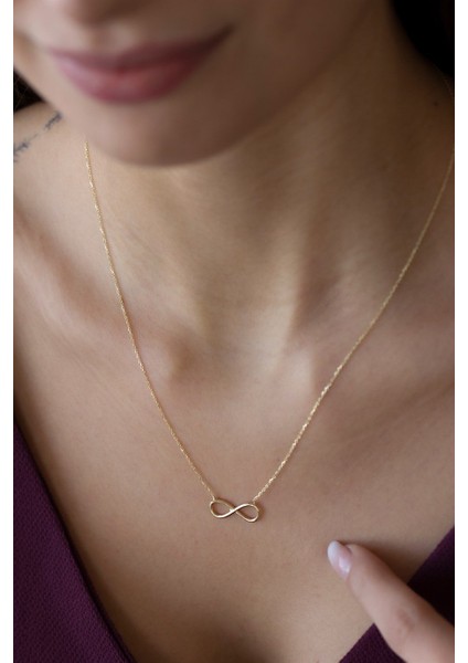 Zarif Sonsuzluk Model Altın Kolye fiyatları