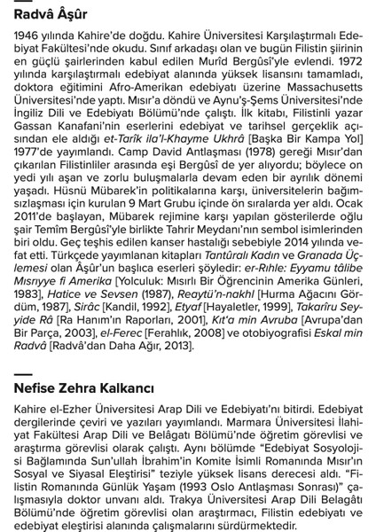 Tantûralı Kadın - Radvâ Âşûr modelleri