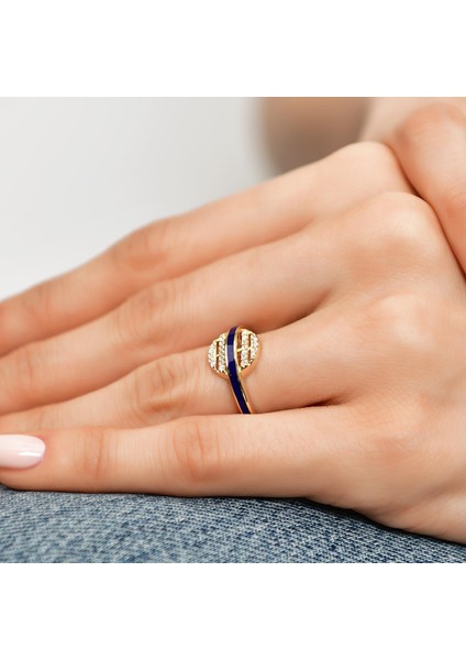 Işıltılı Taşlı Mineli Altın Yüzük 14 Ayar fiyatları