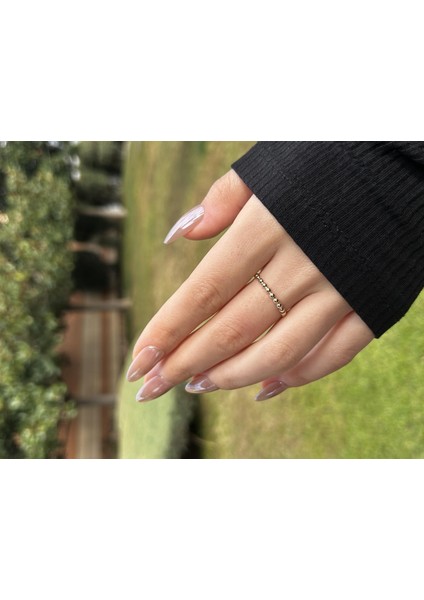 14 Ayar Altın Sıralı Top Yüzük fiyatları