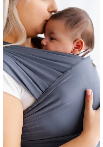 Pamuklu Esnek Wrap Sling- Bebek Taşıma Şalı-Bebeklere Uygun Premium Kumaş modelleri