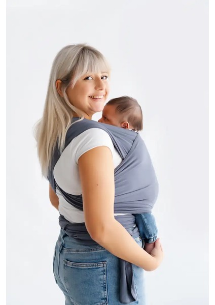 Pamuklu Esnek Wrap Sling- Bebek Taşıma Şalı-Bebeklere Uygun Premium Kumaş indirimleri