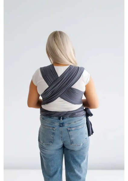 Pamuklu Esnek Wrap Sling- Bebek Taşıma Şalı-Bebeklere Uygun Premium Kumaş