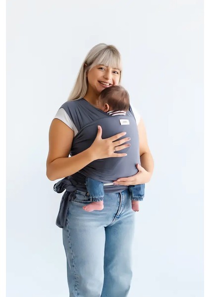 Pamuklu Esnek Wrap Sling- Bebek Taşıma Şalı-Bebeklere Uygun Premium Kumaş