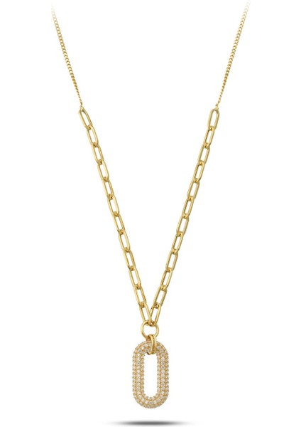 14 Ayar Altın Taşlı Kolye modelleri