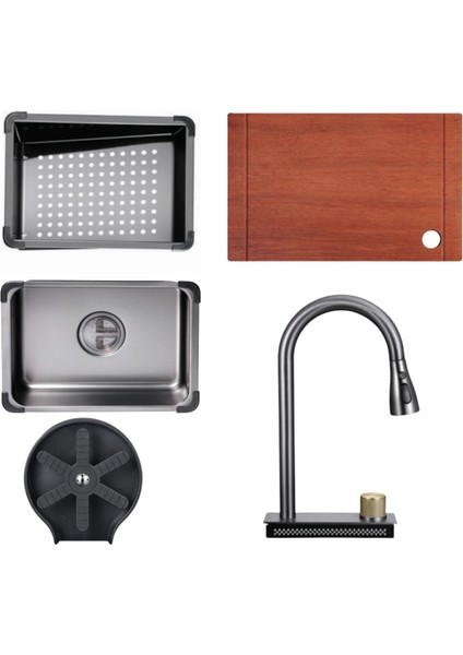 Dolce Vita 6375 Füme Akıllı Mutfak Eviyesi modelleri