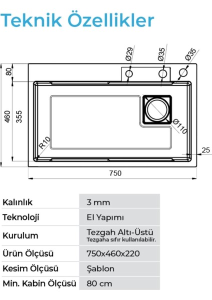 Dolce Vita 6375 Füme Akıllı Mutfak Eviyesi fırsatları