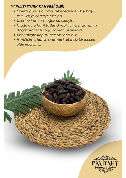 Kavrulmuş Hurma Çekirdeği 500 gr fırsatları